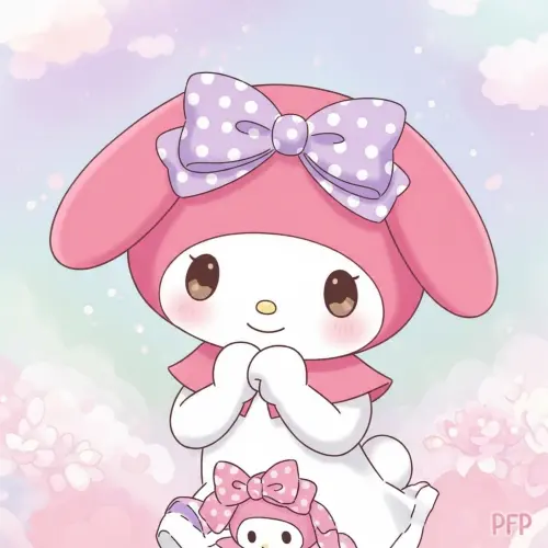 50+ My Melody PFPs: Cute, Aesthetic and Matching Profile Pictures